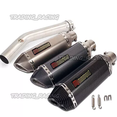 For Yamaha YZF-R6 R6 1998-2005 Motorcycle Exhaust System Mid Pipe Escape Muffler • $148