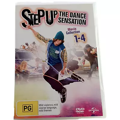 STEP UP The Dance Sensation Movie Collection 1-4 DVDs Universal PAL 4 2012 PG Vg • $25