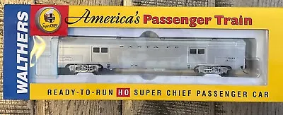 Walthers HO RTR 932-9002 Budd 73’ Baggage Car Santa Fe Super Chief 3500-3539 NIB • $55.24