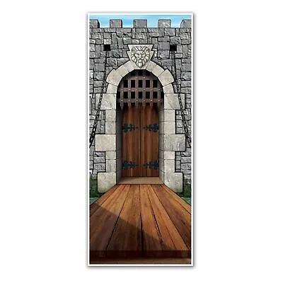 Medieval Castle Entrance Door Poster Decoration • £8.99