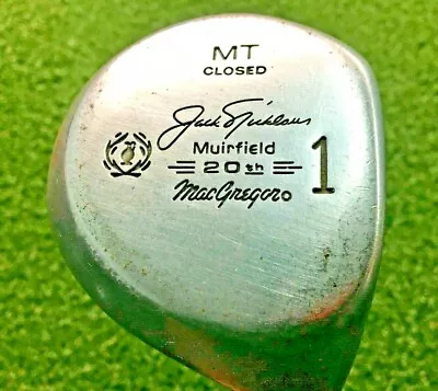 Nicklaus Muirfield 20th Anniversary MT Closed Driver RH / Regular Steel / Mm6834 • $22.95