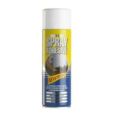 Heavy Duty Spray Adhesive 500ml Strong Glue DIY Vinyl Carpet Flooring Upholstery • £6.47