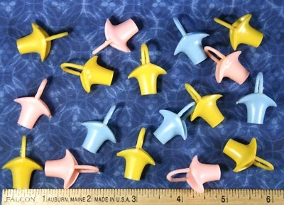 $12.99 • Buy Vintage LOT 17 Dollhouse Miniature Plastic Easter BASKETS 1:12 Pre-owned Pastels