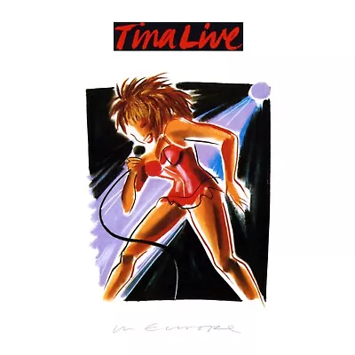 TINA TURNER Tina Live In Europe BANNER HUGE 4X4 Ft Fabric Poster Tapestry Flag • $29.95
