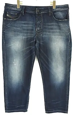 £47.99 • Buy DIESEL Larkee-T Regular-Tapered 0880F Jeans Men's W40/~L27* Button Fly Faded