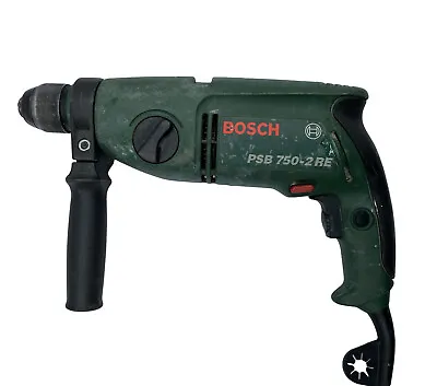 £49.99 • Buy Bosch PSB 750 2RE Drill 240 Volts Keyless Chuck With Handle And Case