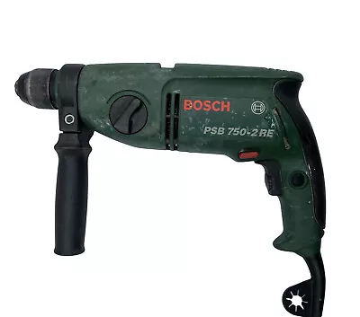 £49.99 • Buy Bosch PSB 750 2RE Drill 240 Volts Keyless Chuck With Handle And Case