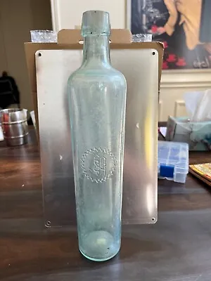 Late 1800s Fisher And Fairbanks Antique Glass Bottle Bar Apothecary Spirits • $16
