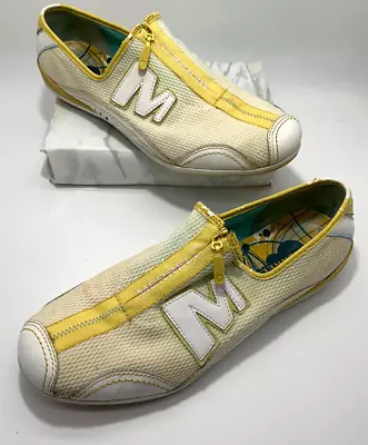 Merrell Womens Arabesque White Performance Footwear Size 10 Yellow Slip On • $6.14