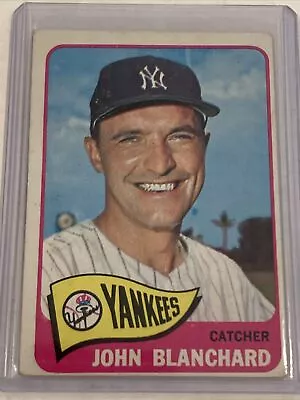 1965 Topps Baseball John Blanchard New York Yankees Card #388 • $0.50