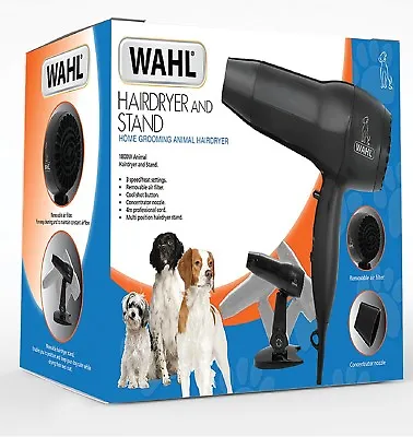 £36.49 • Buy Wahl 1800W Dog Pet Hairdryer And Stand Professional Dog Cat Puppy Grooming