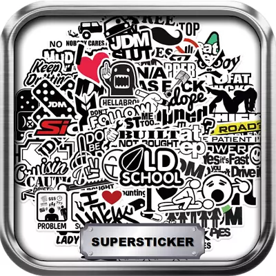 50pcs New Funny JDM Car Motor Lovers Stickers Bomb Decal Laptop Phone Skateboard • $5.99