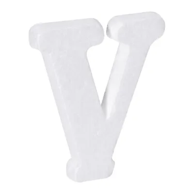 £3.28 • Buy Foam Letters V Letter EPS White Polystyrene Letter Foam 100mm/4 Inch