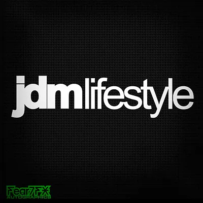 JDM Lifestyle Decal Sticker For Car Van Window Bumper Camper Caravan VDUB • $3.22