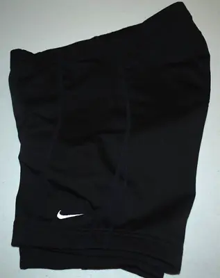 $15 • Buy Nike Black Padded Compression Cycling Shorts Womens Size S (4-6) Peloton