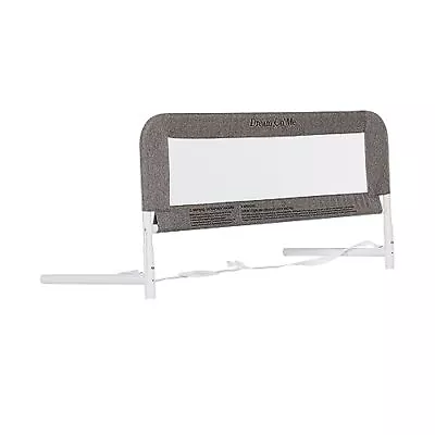 Dream On Me Hide Away Safety Bed Rail For Kids Baby Security Mesh Grey • $28.53