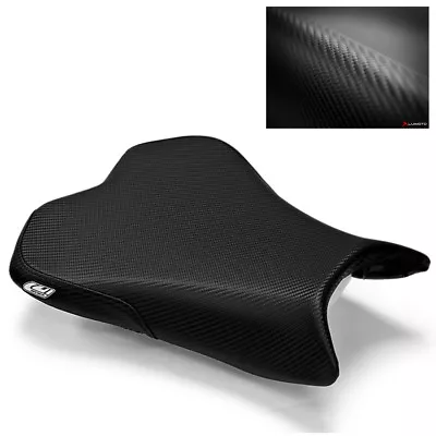 Kawasaki ZX6R Seat Cover 2009-2016 2017 2018 Black Carbon Fiber Front Luimoto • $60