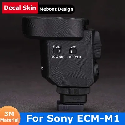 For Sony ECM-M1 Decal Skin Digital Shotgun Microphone Sticker Vinyl Wrap Film • $14.19