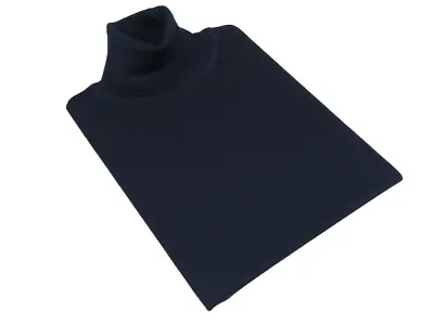 Men PRINCELY Turtle Neck Sweater From Turkey Soft Merino Wool 1011-80 Navy Blue • $69.99