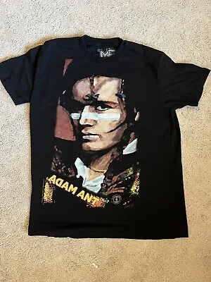 $19.95 • Buy Adam Ant Rock T Shirt Black Size LARGE