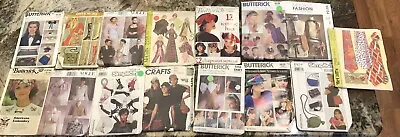 Your Choice Of Vintage Sewing Patterns Accessories Hats Vests Purses More UNCUT • $1.49