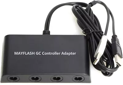 Mayflash GameCube Controller Adapter For Wii U PC USB And Switch 4 Port  • $22.03