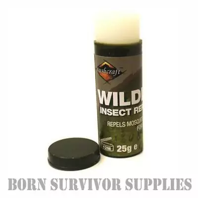 £5.99 • Buy BCB WILDLIFE INSECT REPELLENT 25g STICK - DEET Mosquito Midge Bug Cream Rub Tick