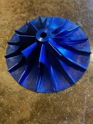 Billet Impeller For Vortech V1 V2 S Trim CW Rotation 8/8 Fins Blue Anodized • $486