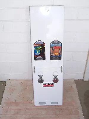 VINTAGE 80s CONDOM NOVELTY VENDING MACHINE  PREVIOUSLY REFURBISHED COVER • $279