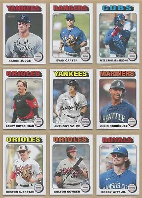 2024 Topps Heritage White Border Parallel - Pick Any You Want From The List • $13.95