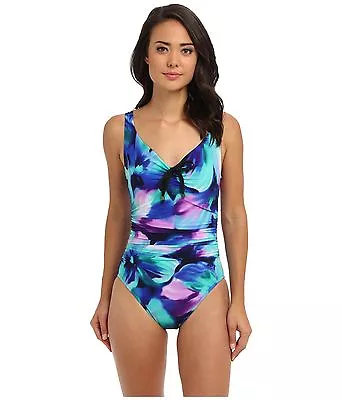 NEW MAGICSUIT 10 40 MIRACLESUIT TANK SWIMSUIT $172 Retail Eden Amy • $52.19