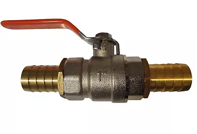 1/2  Irrigation /garden Hose Lever Valve/tap  With 1/2 Brass Hosetails In-line • £14.89