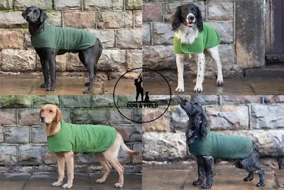 £24.99 • Buy Dog & Field Dog Towelling Coat - Microfiber Lined Fleece Jacket  Sizes XS - XXL