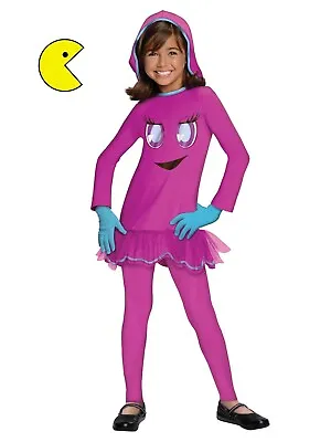 Pac-Man Pinky Deluxe Kid/Girl Halloween Costume NEW • $28.99