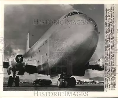 1953 Press Photo USAF C-124 Globemaster Transport Plane At An Air Base In Japan • $15.99