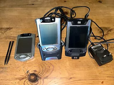 2x COMPAQ IPAQ Pocket PC H3970 And 1x 4700 Bundle With Accessories • £29.99