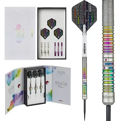 Unicorn James Wade - Code - DNA - 90% Tungsten Darts - Steel Tip - 20g 22g • £97.95