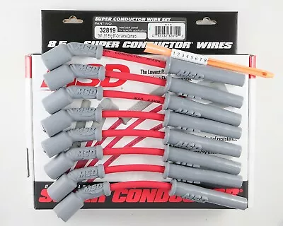 MSD 32819 8.5mm LS1 Red Spark Plug Wire Set 97+ Corvette Camaro Z28 Firebird GTO • $112.81