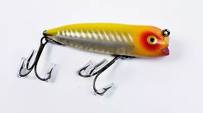 Nice Heddon 9210 Darting Zara Spook Red & Yellow Shore Minnow 1950s • $9.99