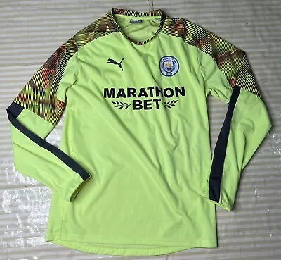 Manchester City  Long Sleeve Training Shirt 2019/20 Size Medium • £24.99