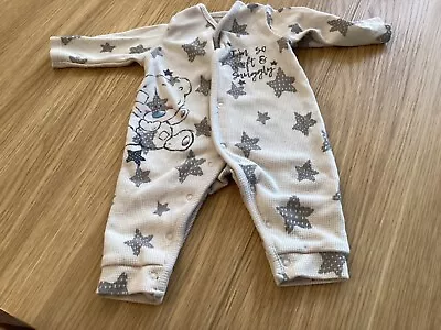 Baby Girls Clothes. 2 Babygrows Primark/Asda  Size0/3 Months • £1.49