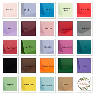 A4 Coloured Card For Crafts 240gsm-250gsm Choose Colour And Pack Size Free P&p • £1.49