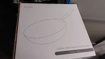 Skylight Carbon Steel Wok Stir Fry Pan • £14