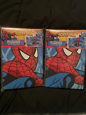 Marvel Spider-Sense Spider-Man Pillowcase Lot Of 2 • $12