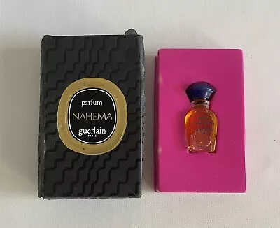 Vintage PARFUM GUERLAIN NAHEMA 2.3 Ml Micro Mini Rare NEW IN BOX Never Used • $39