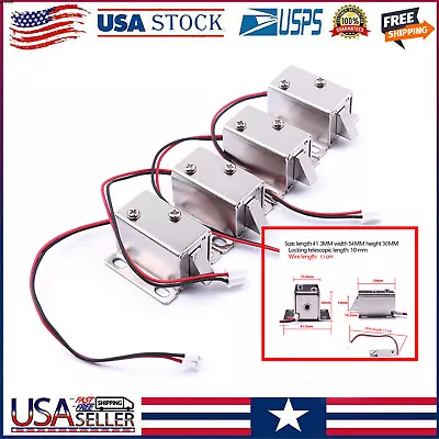 Electric Lock Assembly Solenoid Cabinet | Drawer Door Lock | 12V DC 4x/8x/16x • $18.72