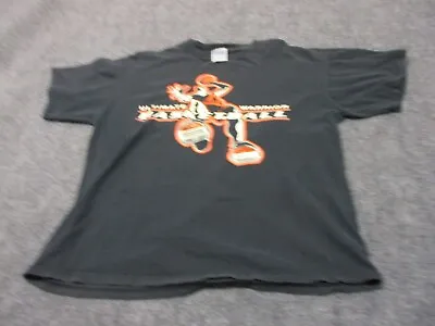 Y2K Tultex Ultimate Warrior Basketball Shirt Men's Extra Large Black Cotton * • $6