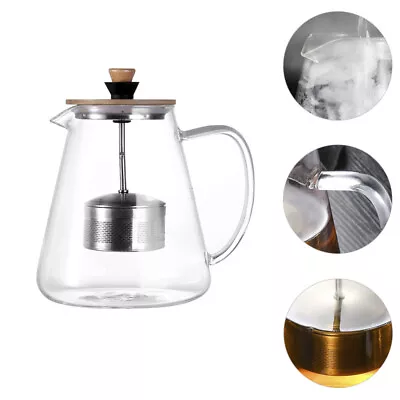  Transparent Teapot Glass Japanese Kettle Infuser With Filter • £23.45