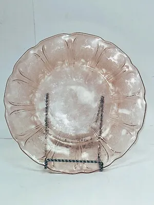 Cherry Blossom Pink Depression Glass 9  Dinner Plate By Jeannette Glass • $9.95
