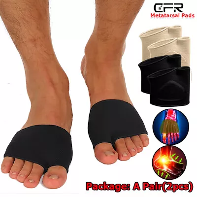 4 Pack For Man Women Fabric Metatarsal Pads Sleeve With Gel Sole Cushion US • $10.59